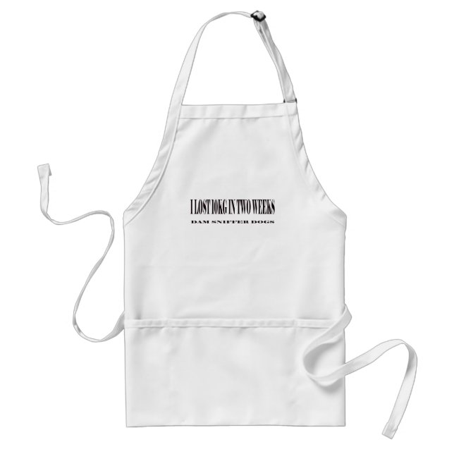I lost 10kg in two weeks standard apron (Front)