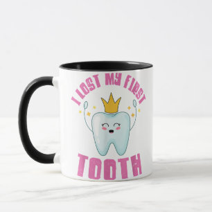 I Lost My First Tooth Teeth Out Kids Gift Mug