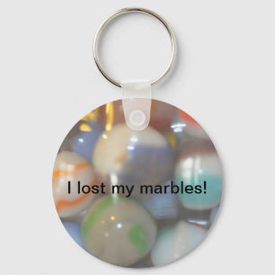 I lost my marbles products key ring
