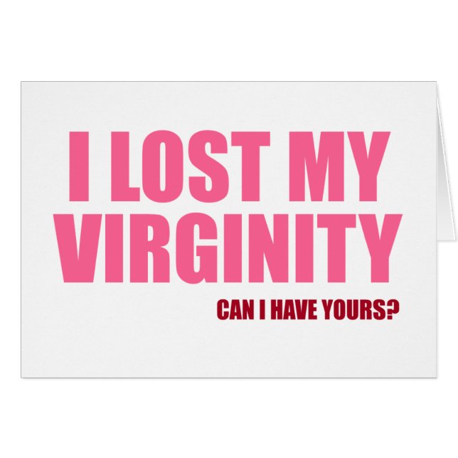 I lost my virginity (Front Horizontal)