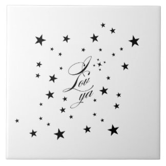 I lov ya tile