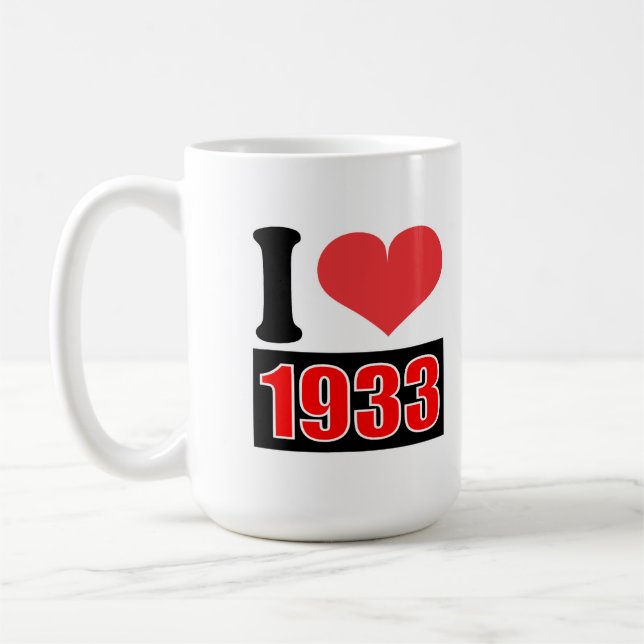 I love 1933 - Mugs (Left)