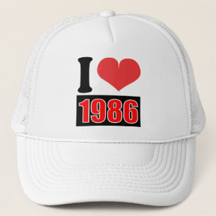 I love 1986 - Hat