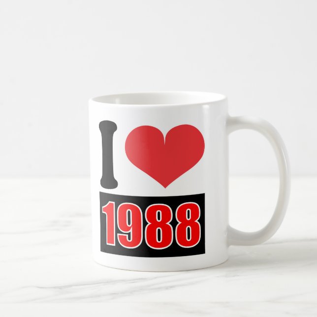 I love 1988 - Mugs (Right)