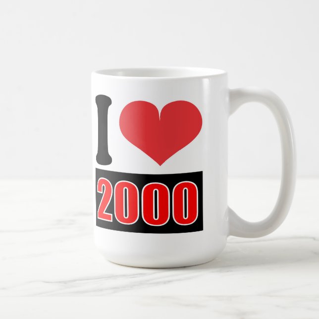 I love 2000 - Mugs (Right)