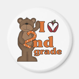 I Love 2nd Grade Magnet