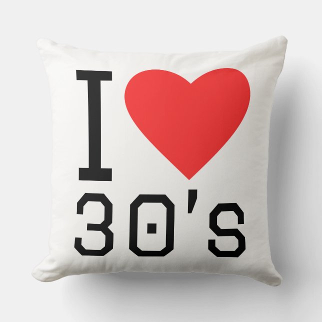 I love 30s cushion (Front)