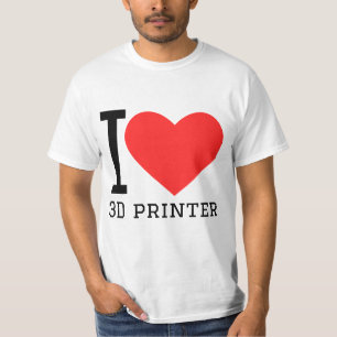 I love 3D printer T-Shirt