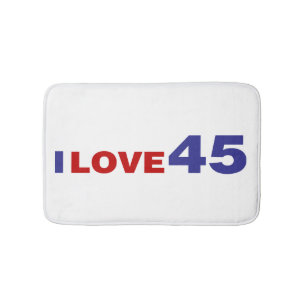 I Love 45 Bath Mat