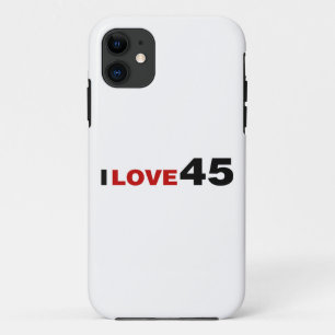 I Love 45 Case-Mate iPhone Case