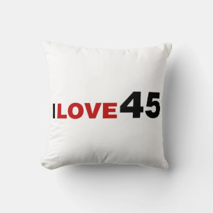 I Love 45 Cushion