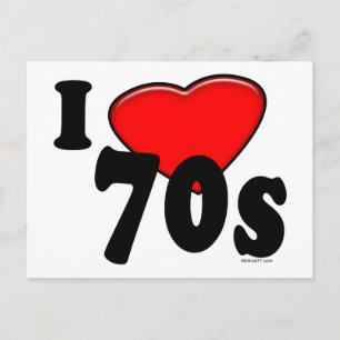 I Love 70s Postcard