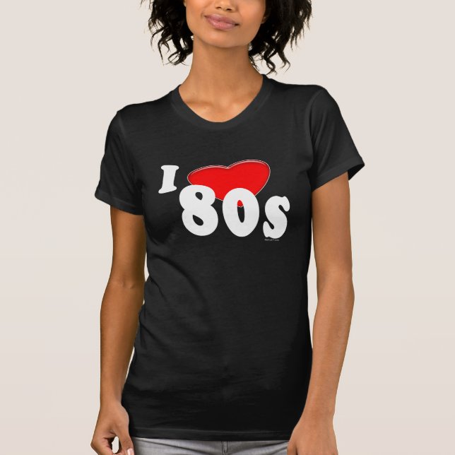I Love 80s Dark T-Shirt (Front)