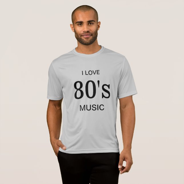 I Love 80's Music Tee (Front Full)