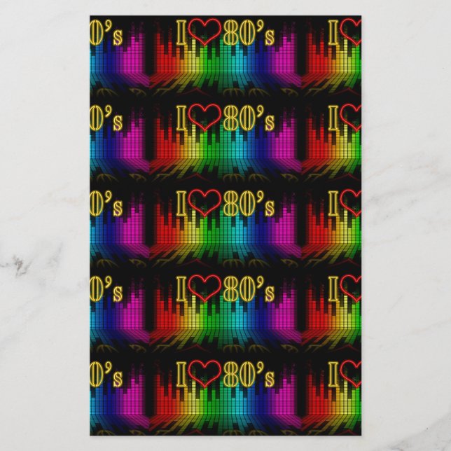 i love 80s stationery (Front)