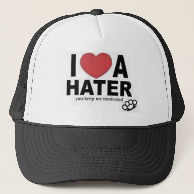 I Love a Hater DSMC Trucker Hat (Front)