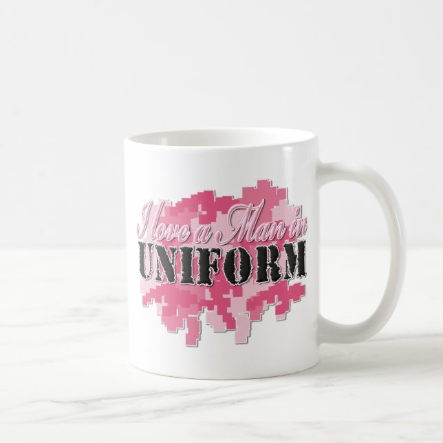 I love a Man in Uniform Coffee Mug (Right)