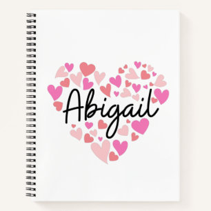 I love Abigail Notebook