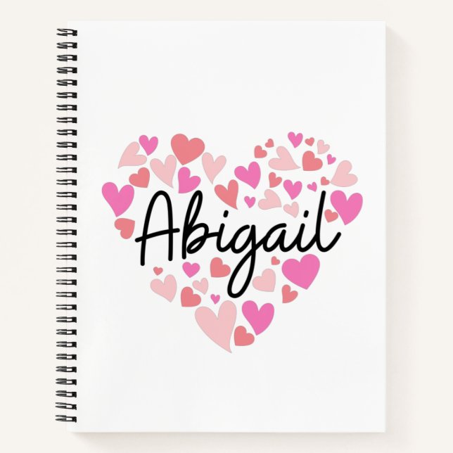 I love Abigail Notebook (Front)