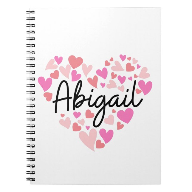I love Abigail Notebook (Front)
