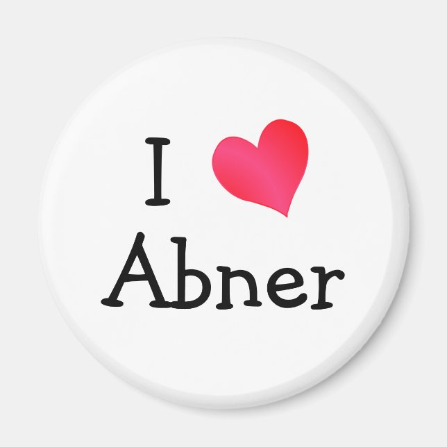 I Love Abner Magnet (Front)