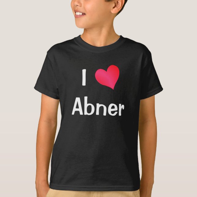 I Love Abner T-Shirt (Front)