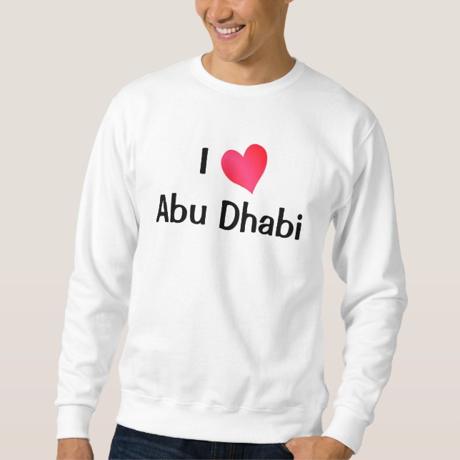 I Love Abu Dhabi Sweatshirt (Front)