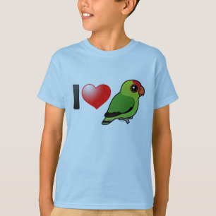 I Love Abyssinian Lovebirds T-Shirt