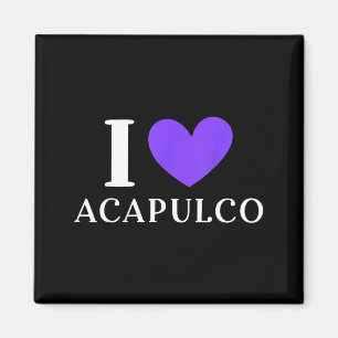 I Love Acapulco Mexico Vacation _2  Magnet