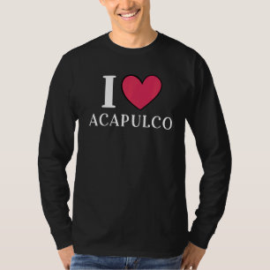 I Love Acapulco Mexico Vacation 3 T-Shirt