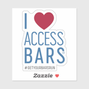 I Love Access Bars! Vinyl Sticker