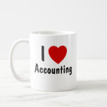I Love Accounting Coffee Mug<br><div class="desc">I Love Accounting Mug. Accounting Class Lovers mug.</div>