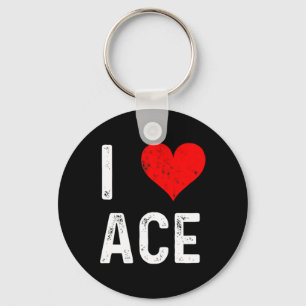 I Love Ace Key Ring