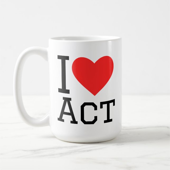 I love act coffee mug (Left)