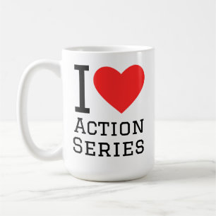I love action series coffee mug