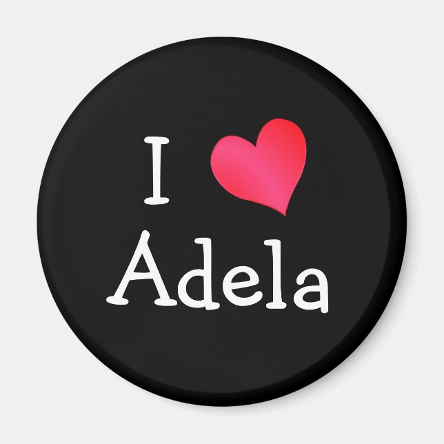 I Love Adela Magnet (Front)