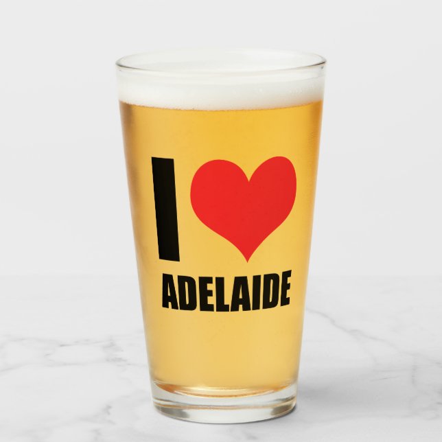 I love Adelaide Glass (Front Filled)