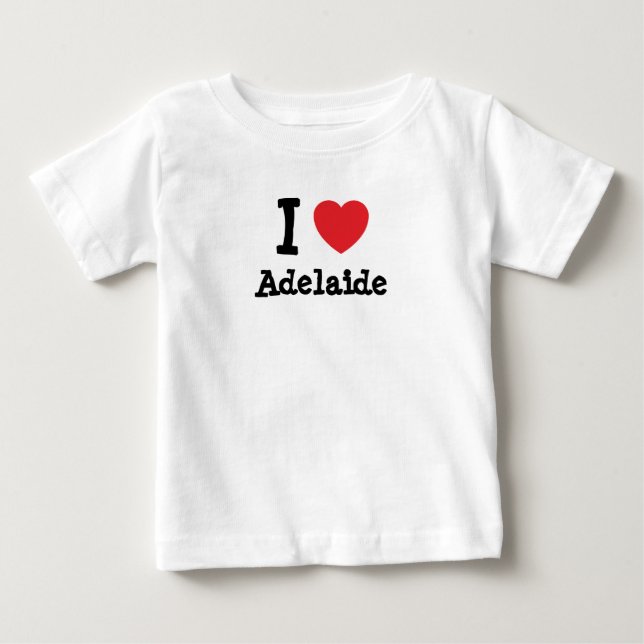 I love Adelaide heart T-Shirt (Front)