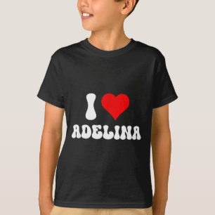 I Love Adelina I Love Adelina Valentine's Day T-Shirt