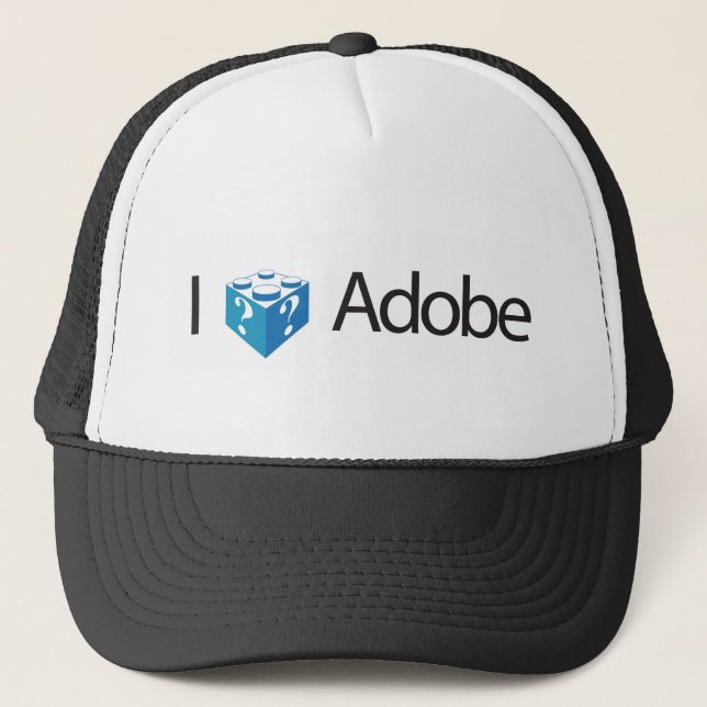 I Love Adobe Trucker Hat (Front)