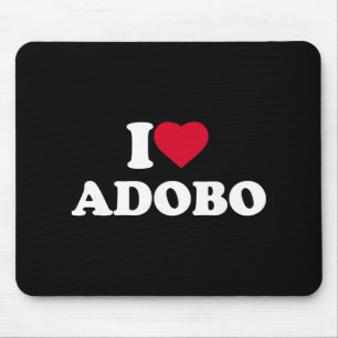 I Love Adobo I Heart Lover Chicken Pork Filipino F Mouse Pad