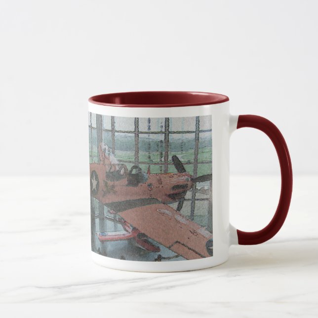 I Love Aeroplanes Mug (Right)