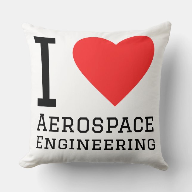 I love aerospace engineering  cushion (Front)