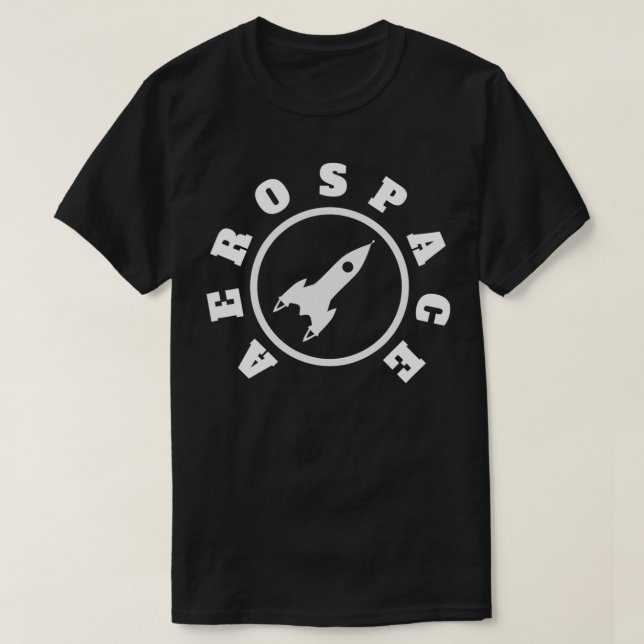 I Love Aerospace Engineering Design Space Engineer T-Shirt (Design Front)