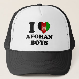 I love Afghan Boys Trucker Hat