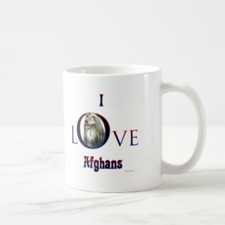 I love Afghan Hounds; Afghan Love; Love my Afghan Coffee Mug