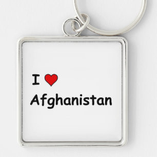 I Love Afghanistan Key Ring