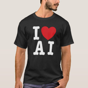 I Love AI - I Heart AI Premium T-Shirt