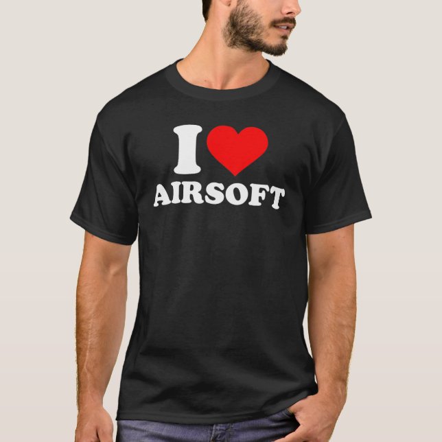 I love Airsoft T-Shirt (Front)