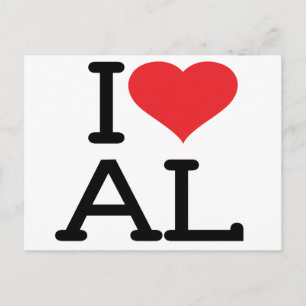 I Love AL (Postcard) Postcard
